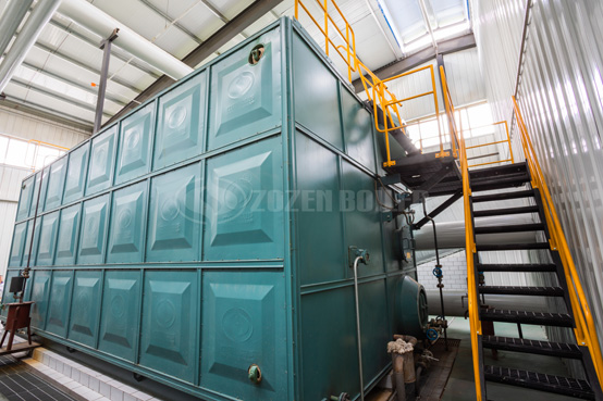 35吨SZS系列冷凝式沼气过热蒸汽锅炉项目