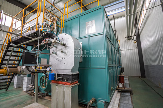 内蒙古精卓羊绒制品2吨WNS系列冷凝式沼气蒸汽锅炉项目